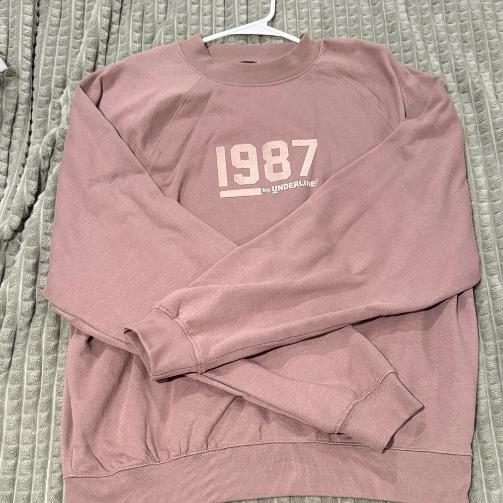 1987 by Underline Mauve Sweatshirt